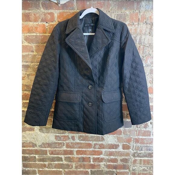 New York & Co Black Quilted Ladies Jacket Size Medium - Picture 13 of 13